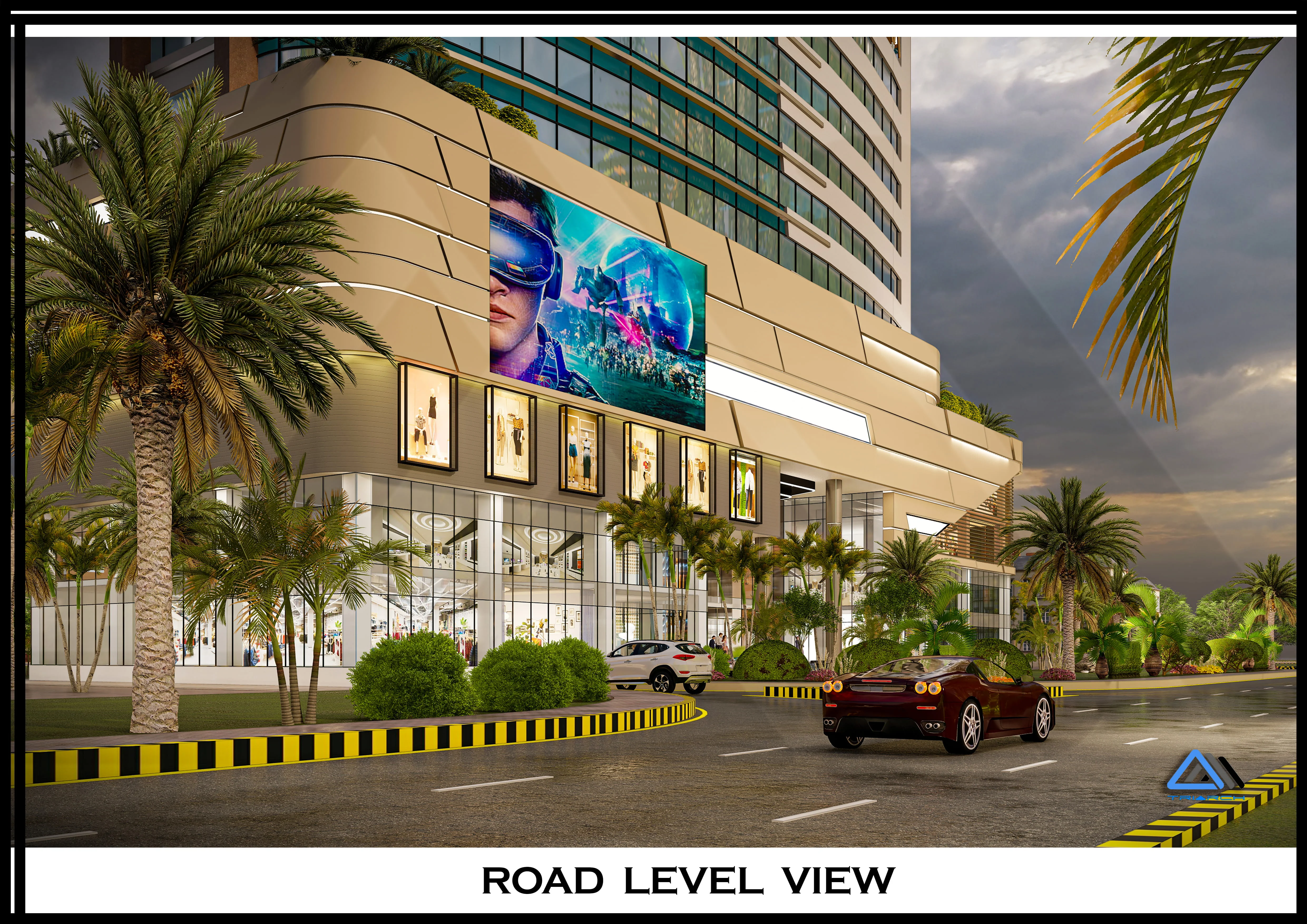 Barber shop interior