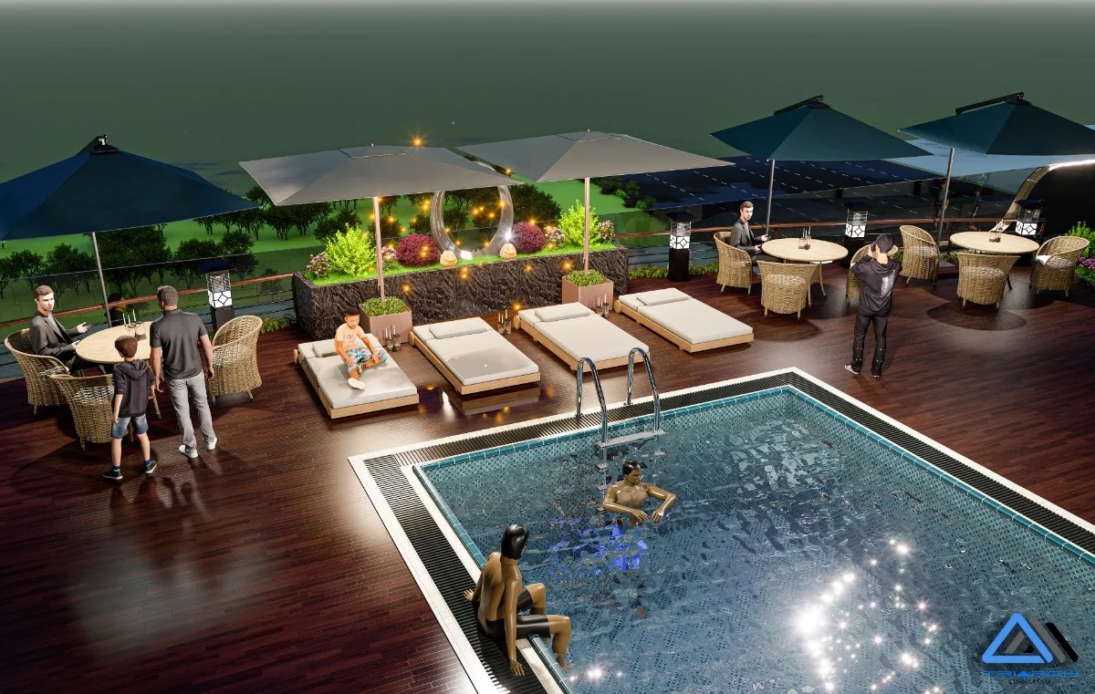 Barber shop interior