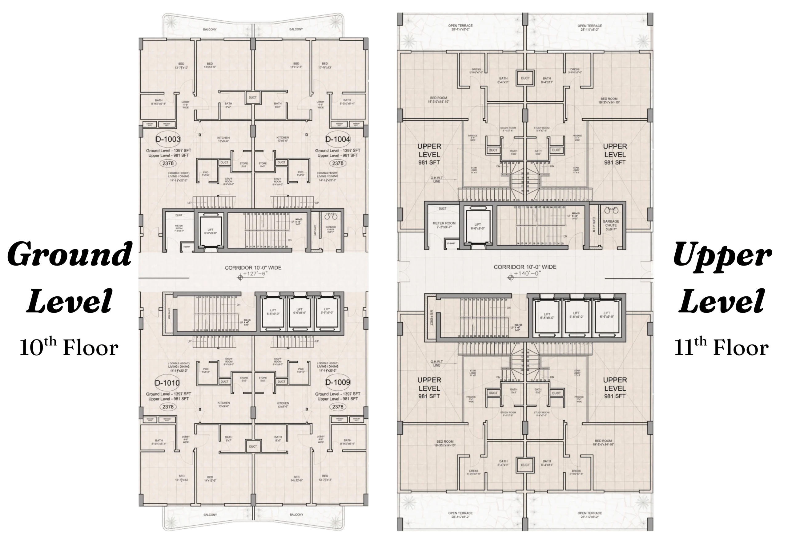 Diamond Tower Penthouse Floor Plan - DHA Condominiums